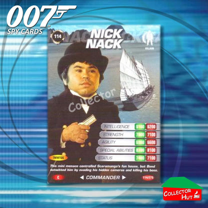 James Bond 007 Commander Spy Cards BASE COMMON YOU CHOOSE