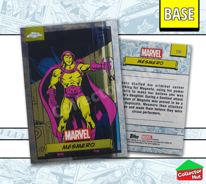Marvel Topps Chrome 2024 Base Card Collection 1-150 YOU CHOOSE