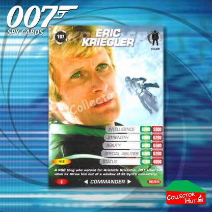 James Bond 007 Commander Spy Cards BASE COMMON YOU CHOOSE