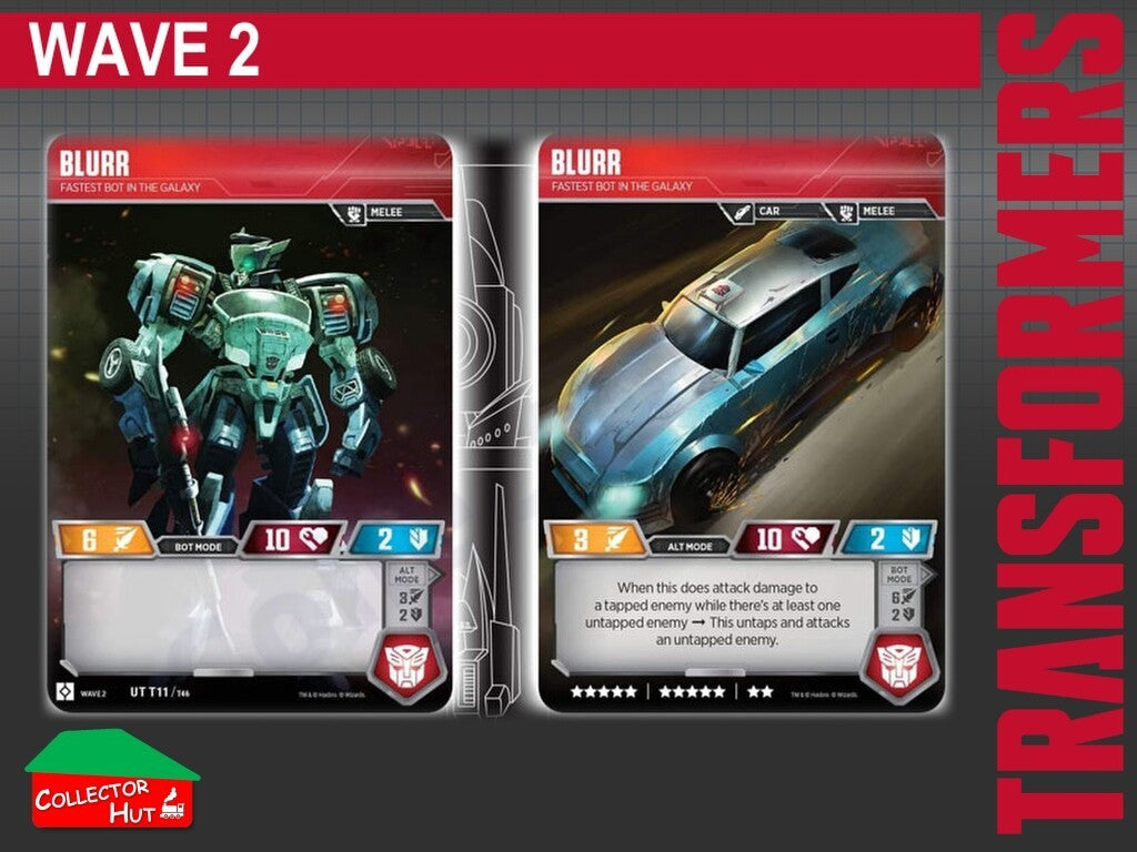 Transformers TCG CHARACTER Trading Cards All Waves