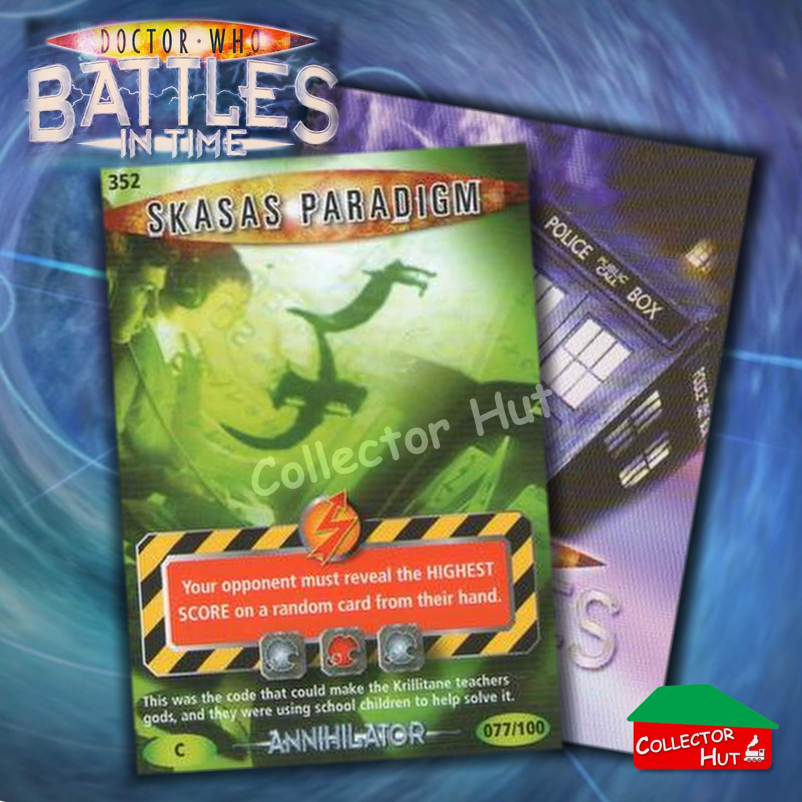 DOCTOR WHO Battles in Time #276-375 ANNIHILATOR RARE & COMMON Cards YOU CHOOSE