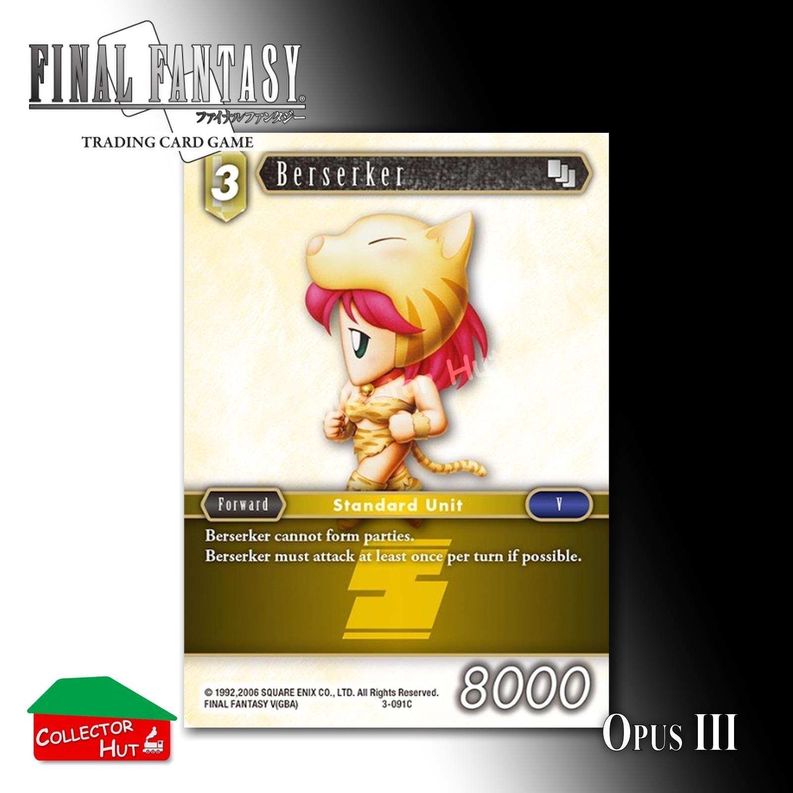 Final Fantasy Trading Card Game OPUS III 3 Singles You Choose