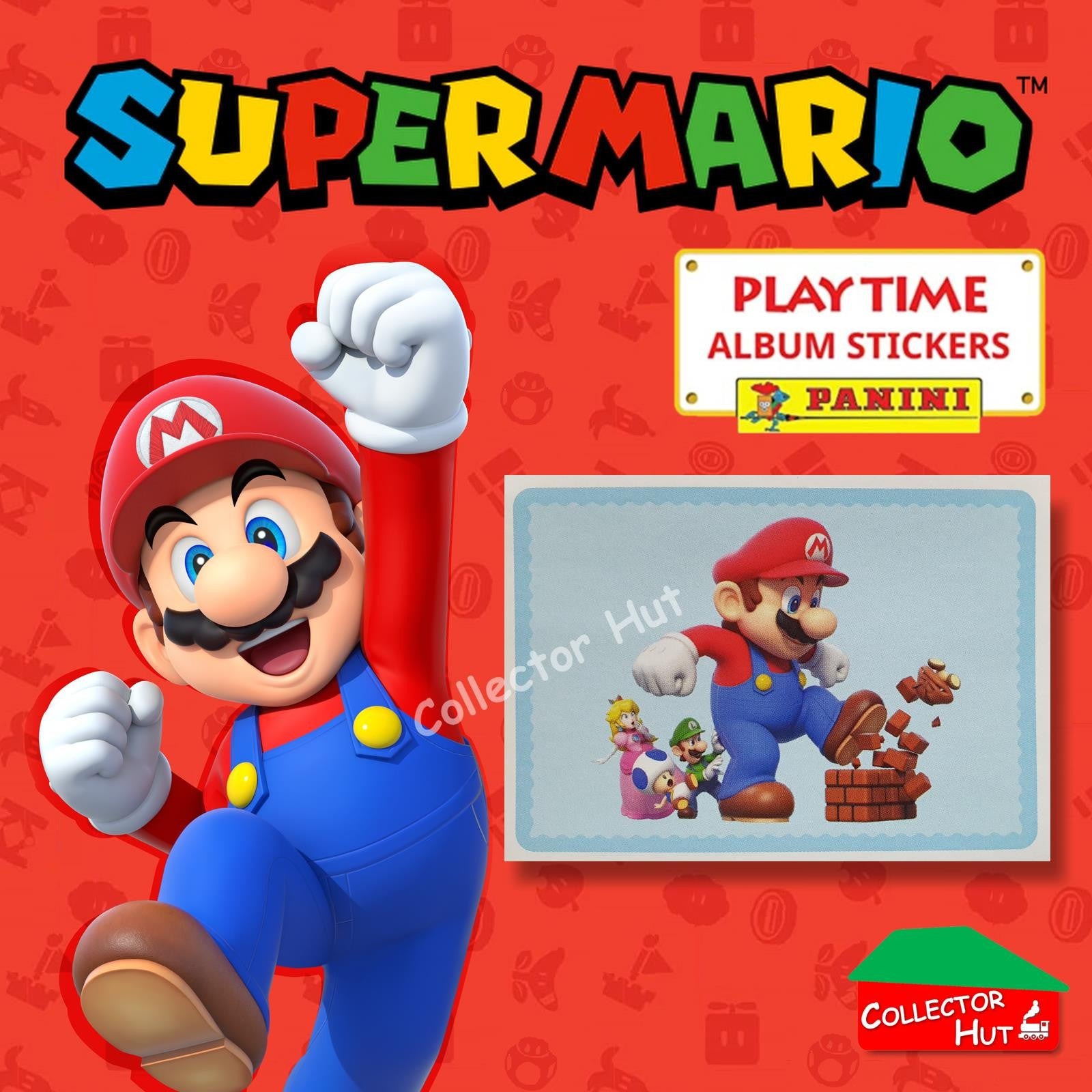 Panini Super Mario Playtime Sticker Collection Singles