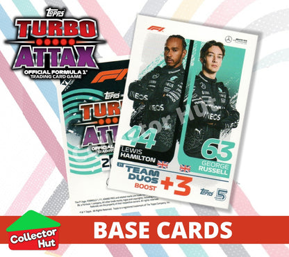 Topps Turbo Attax Formula 1 F1 2024 #1-166 Base Cards YOU CHOOSE