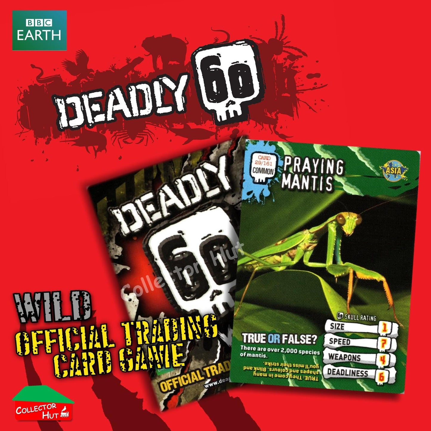 CBBC Deadly 60 WILD Trading Cards  Choose Your Cards