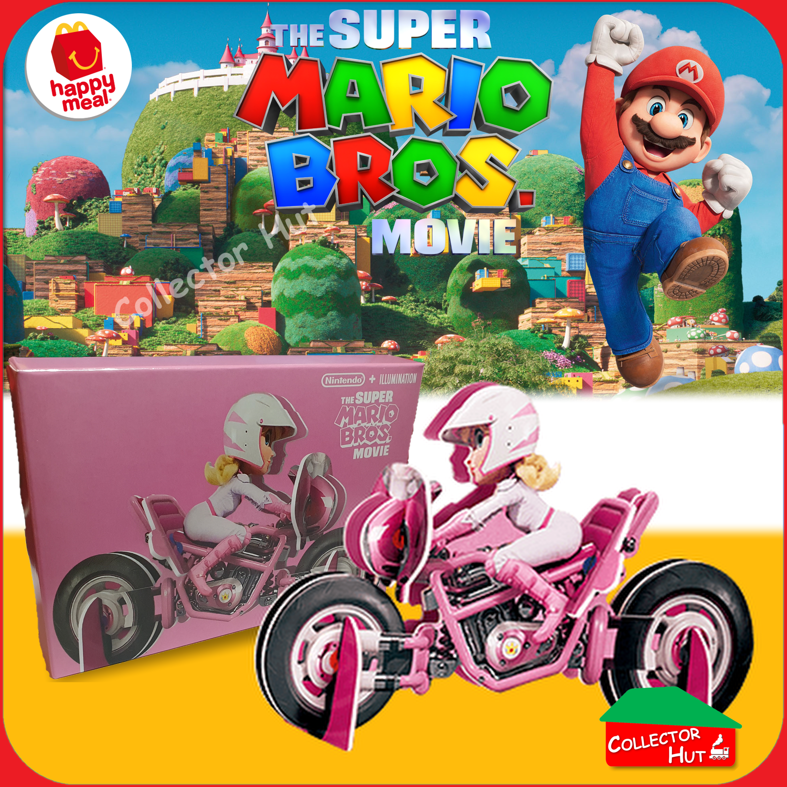 McDonald's Happy Meal Super Mario Bros Movie 2023 3D Build Kits