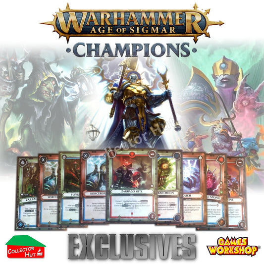 Warhammer Age of Sigmar: Champions EXCLUSIVE Trading Cards COMPLETE 12 Card Set
