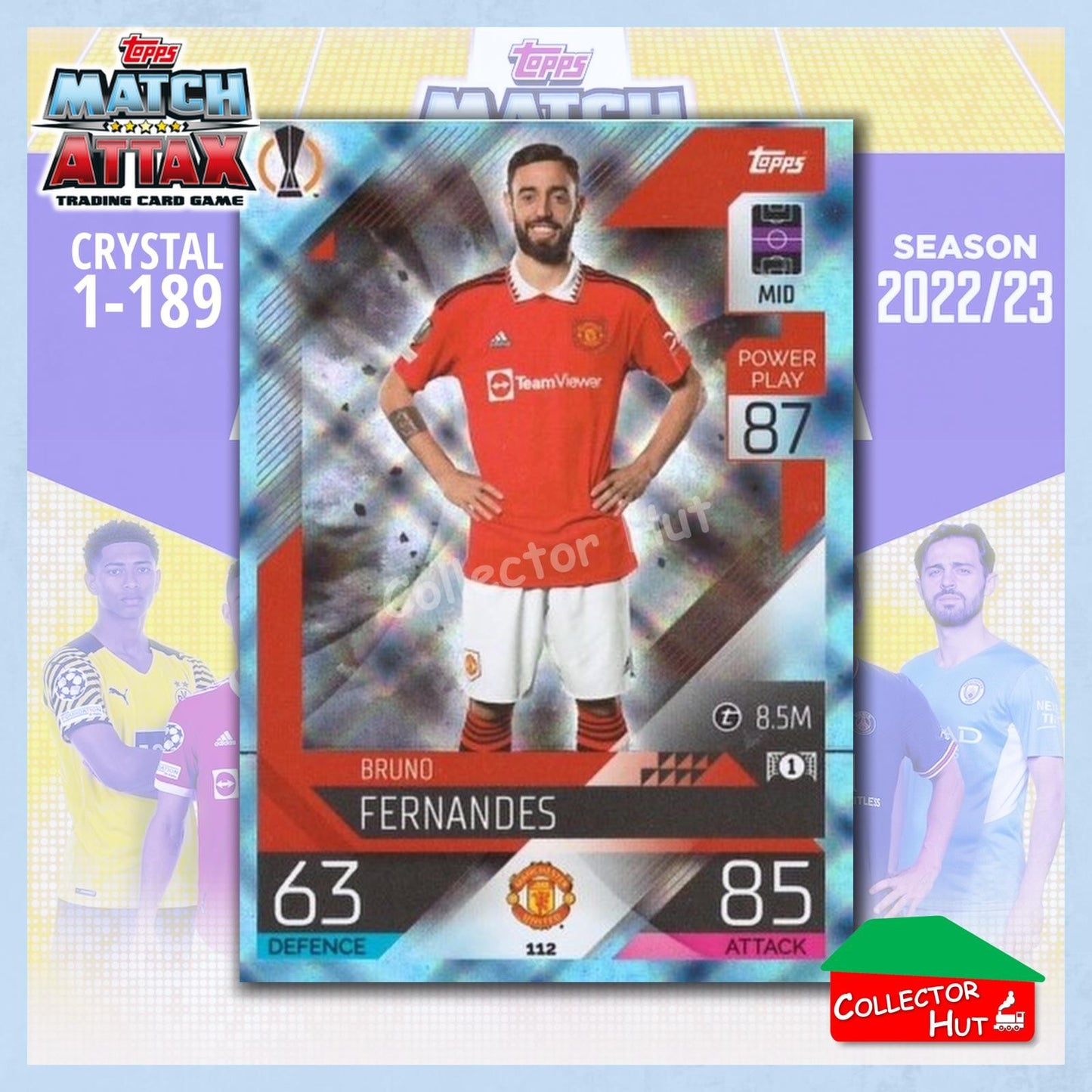 Topps Match Attax Europa Champions League 2022/23 Crystal Parallel Cards 1-189