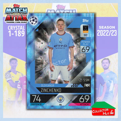 Topps Match Attax Europa Champions League 2022/23 Crystal Parallel Cards 1-189