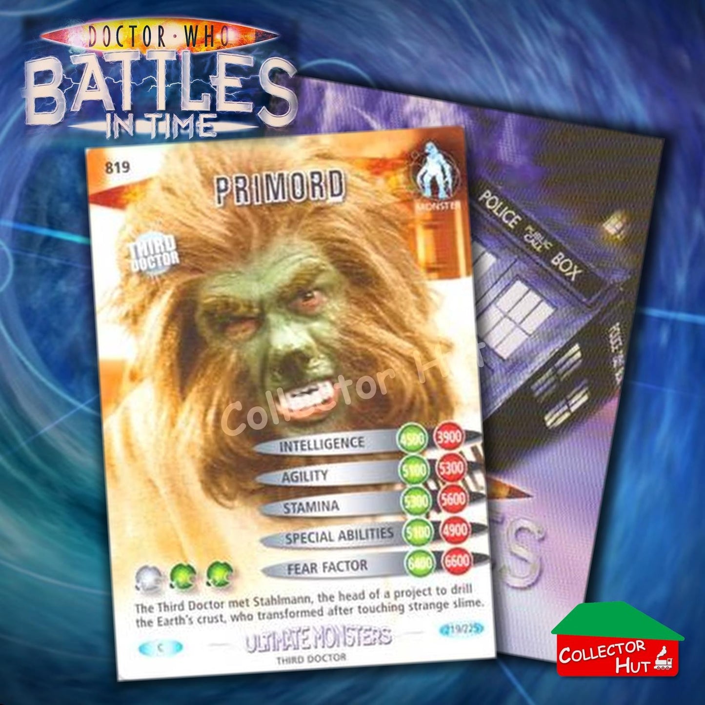 DOCTOR WHO Battles in Time #601-825 ULTIMATE MONSTERS RARE & COMMON Cards