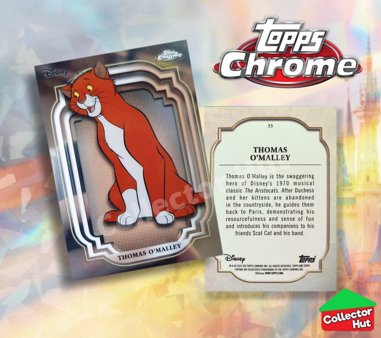 Disney Topps Chrome 2024 Base Cards 1-200 Pick Singles to Complete Your Set