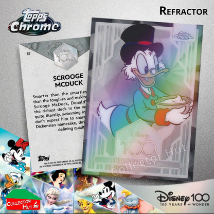 Disney 100 Topps Chrome 2023 REFRACTOR Cards 1-100 Pick Singles
