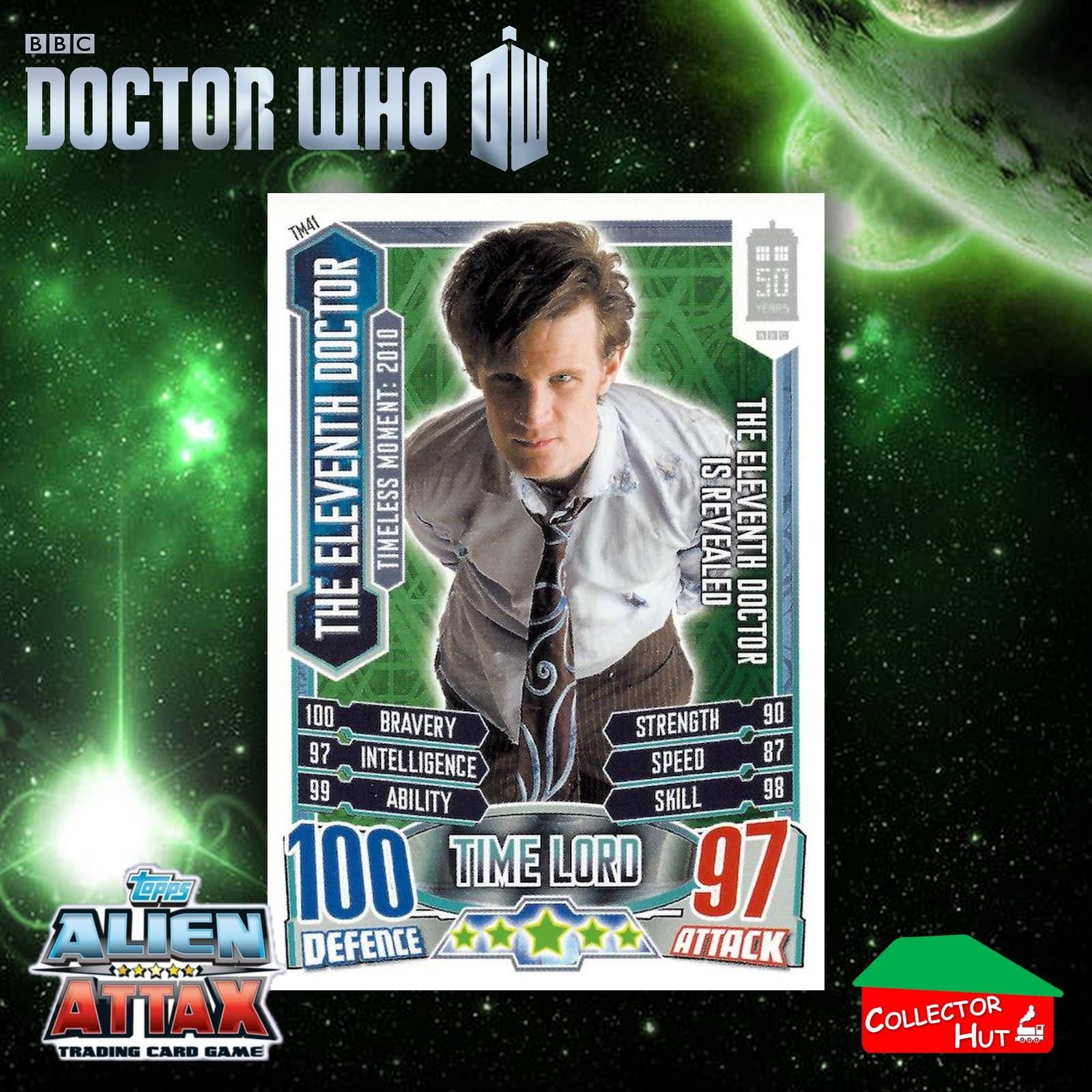Topps Doctor Who Alien Attax 50th Anniversary Edition Companion Timeless Cards