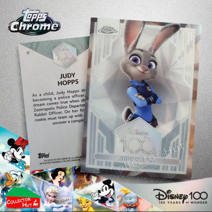Disney 100 Topps Chrome 2023 Base Cards 1-100 Pick Singles to Complete Your Set