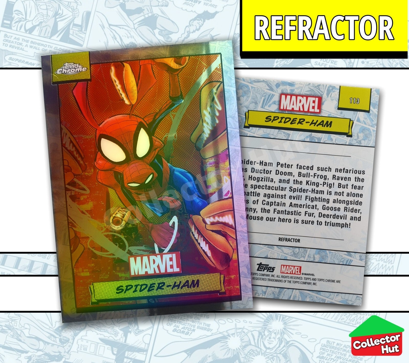 Marvel Topps Chrome 2024 REFRACTOR Card Collection YOU CHOOSE