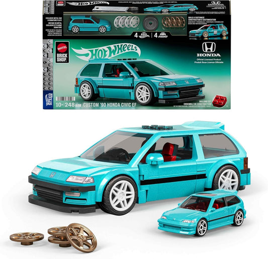 Mattel Brick Shop Hot Wheels SPEED ’90 Honda Civic EF 1:32 Model Kit