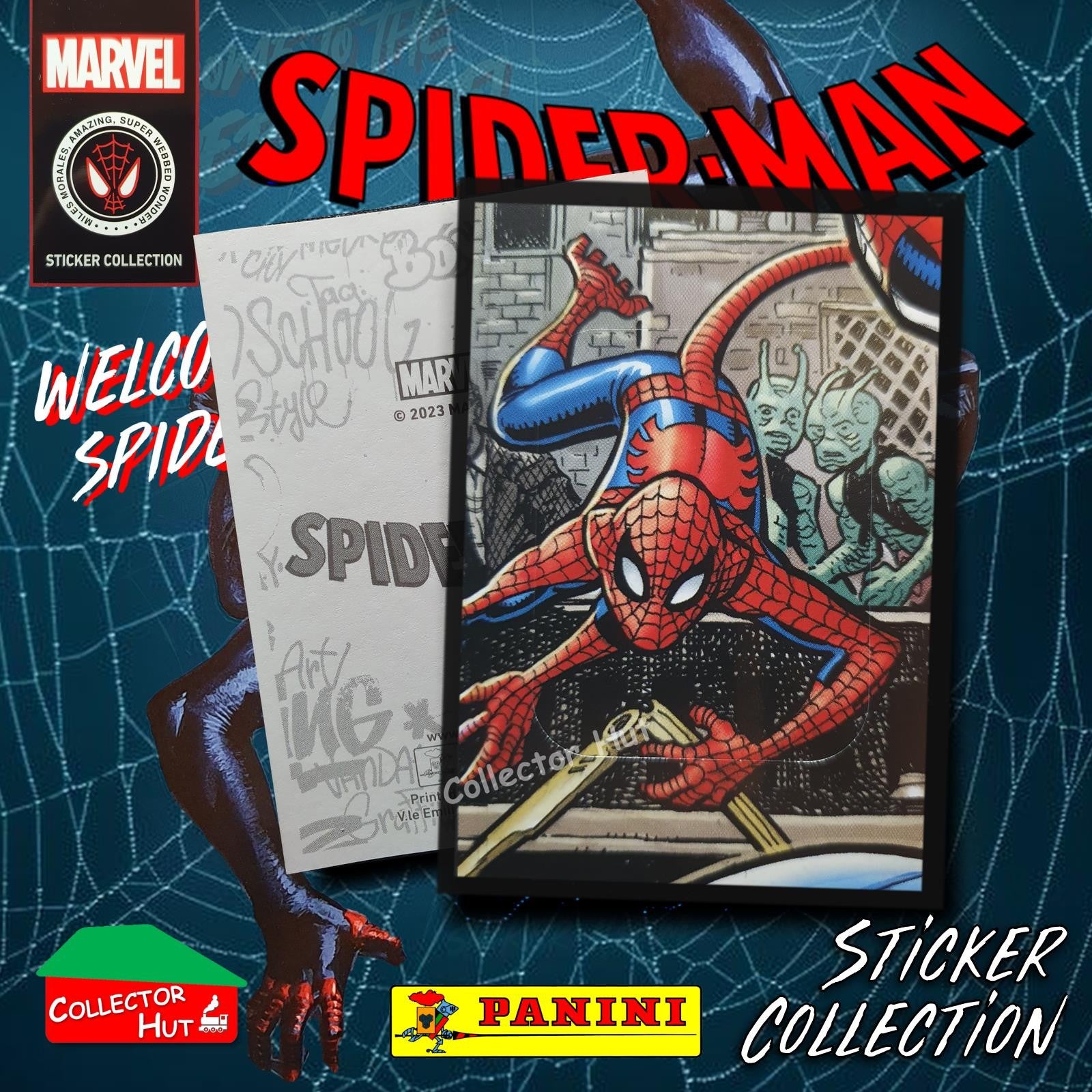 Panini Spider-Man Spider-Verse 2023 Collection Sticker Singles #1-163 & F1-30