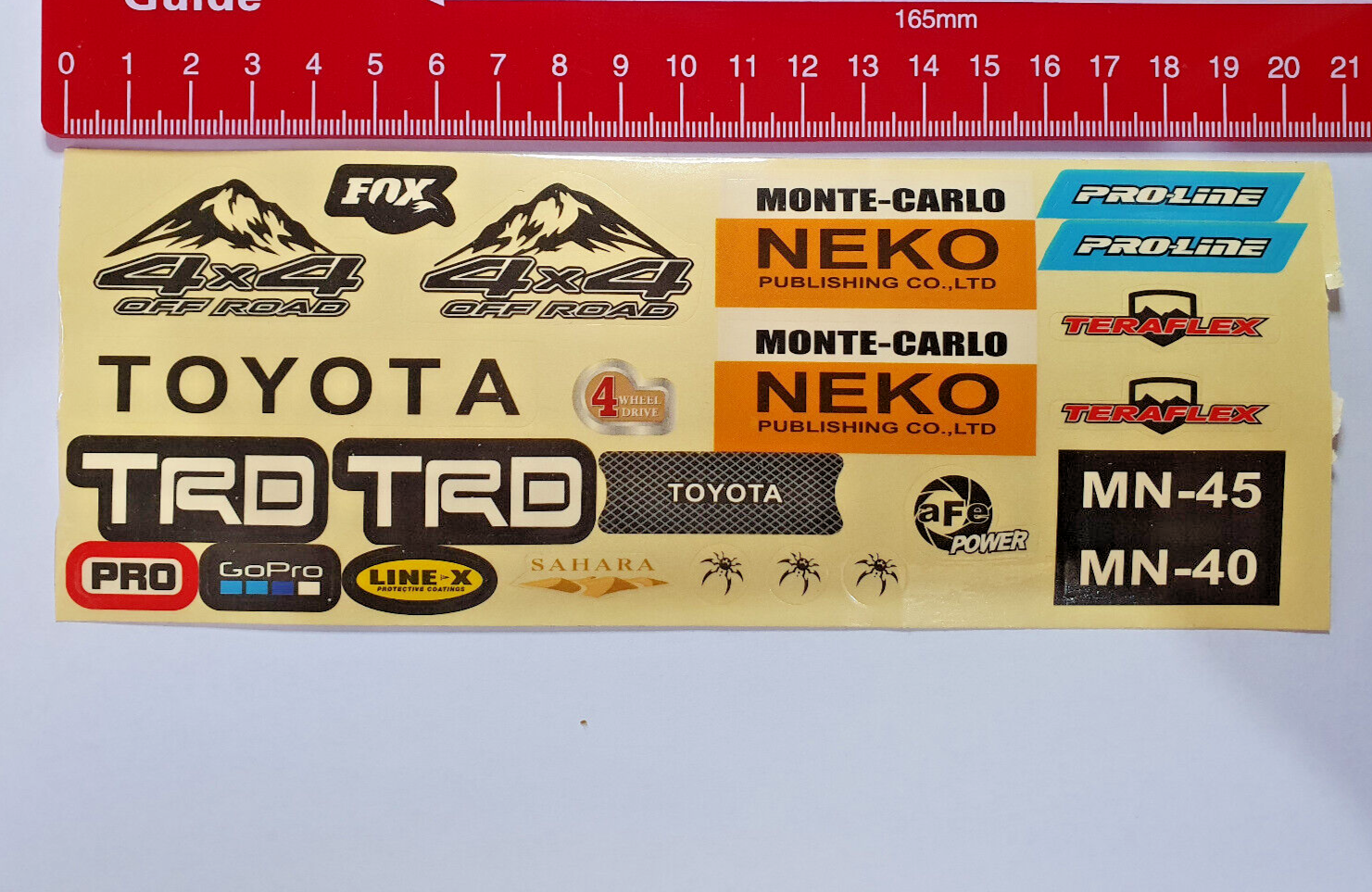 RC Models Car Truck Sticker Sets Accessories Upgrades Labels Customise Your Ride