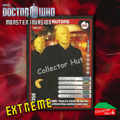 DOCTOR WHO Monster Invasion EXTREME Cards 166-344 New Fresh & Sleeved YOU CHOOSE