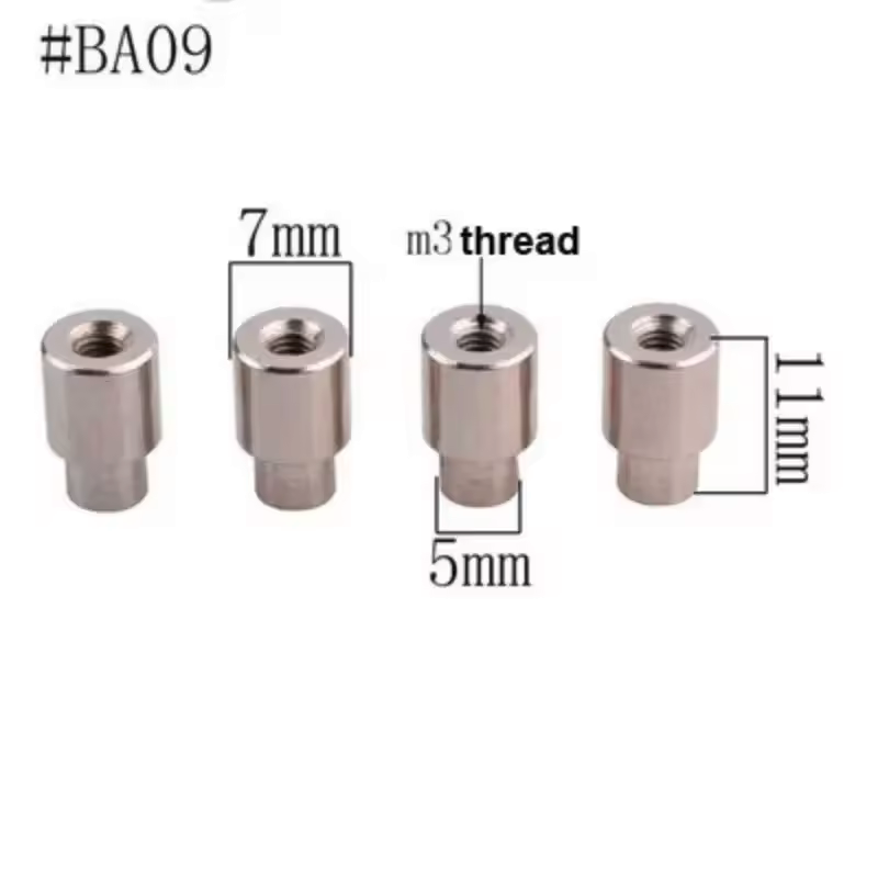 RC Model Car Suspension Bushings Metal Cap Fittings