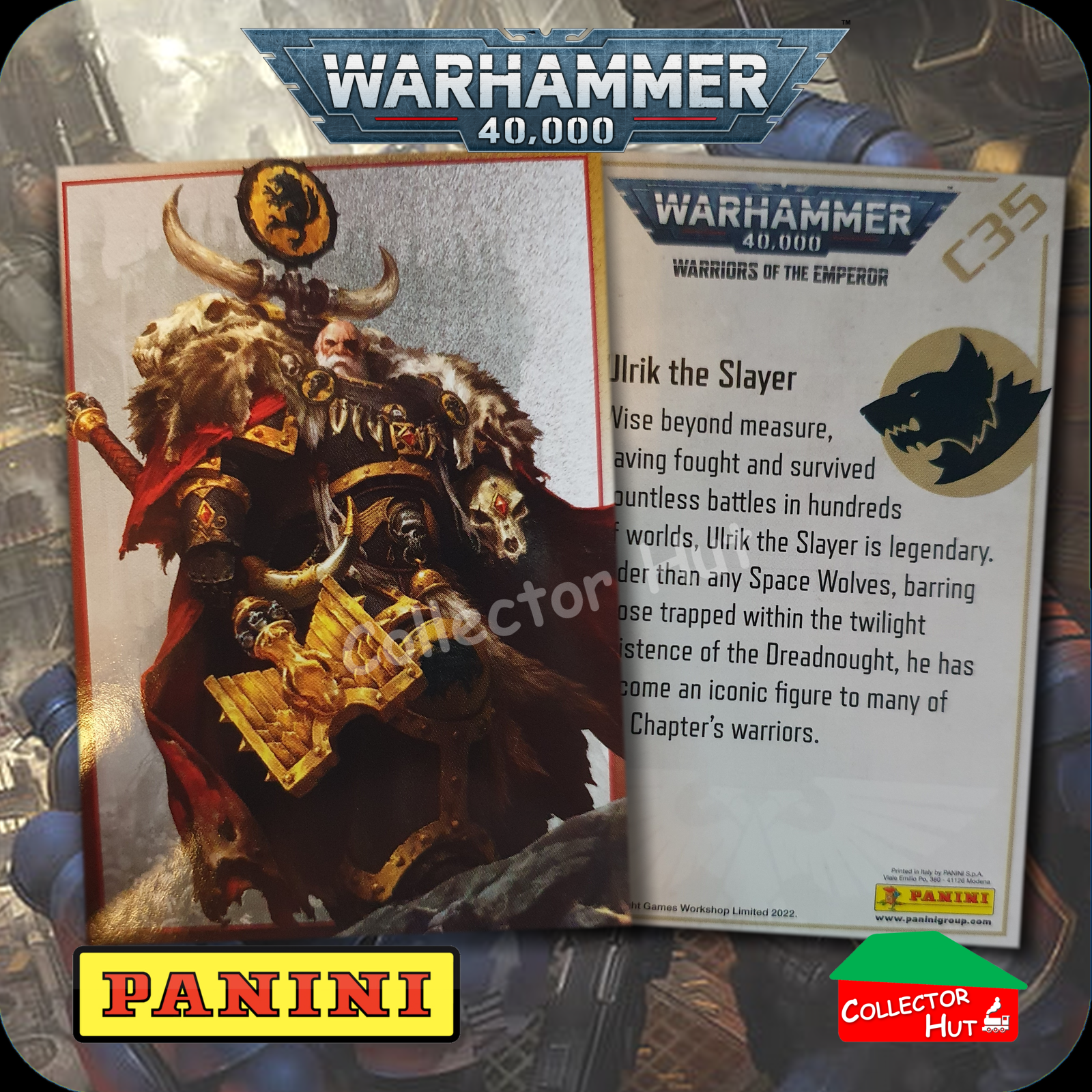 PANINI Warhammer 40,000 40k Warriors of the Emperor Trading Cards You Choose