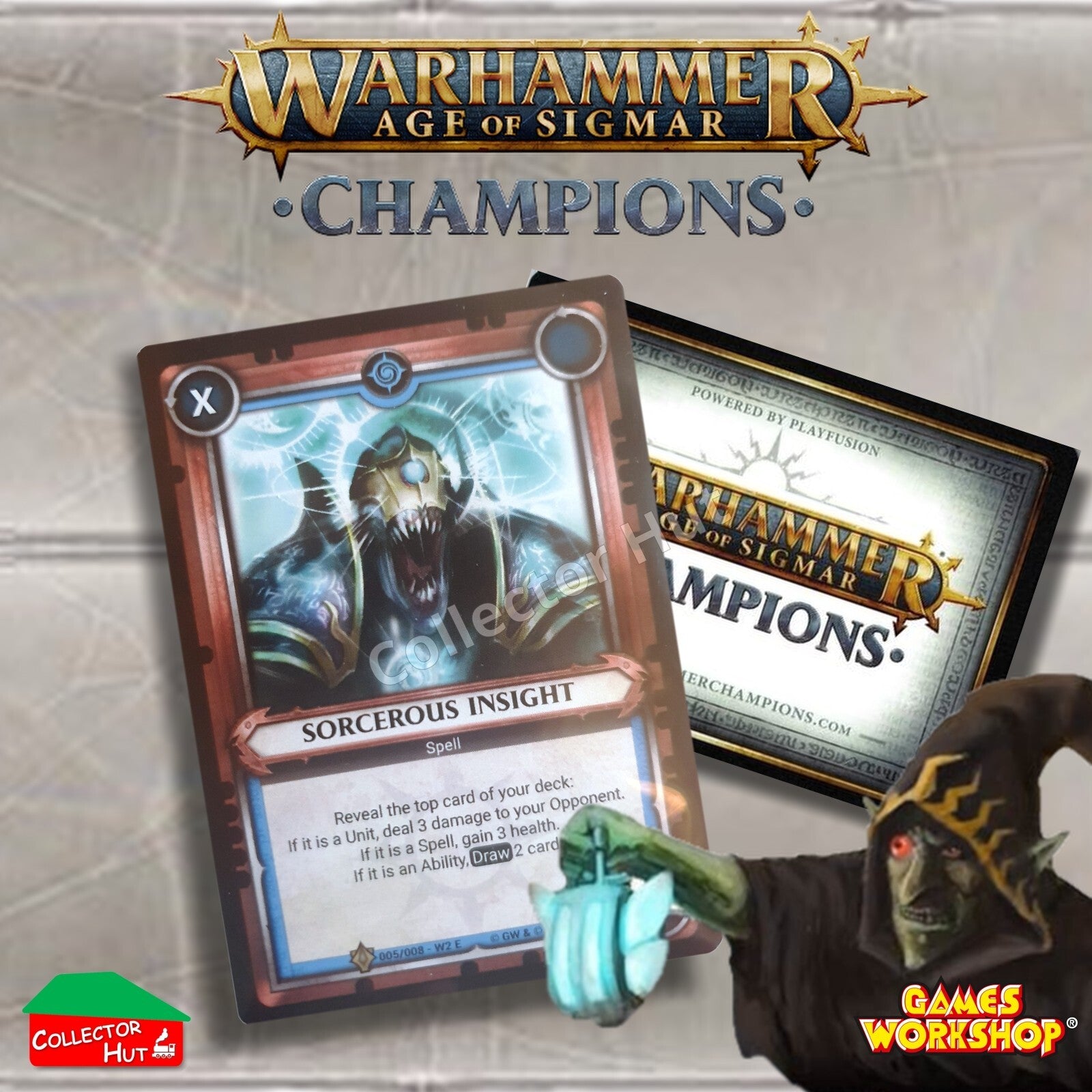 Warhammer Age of Sigmar: Champions EXCLUSIVE Trading Cards COMPLETE 12 Card Set