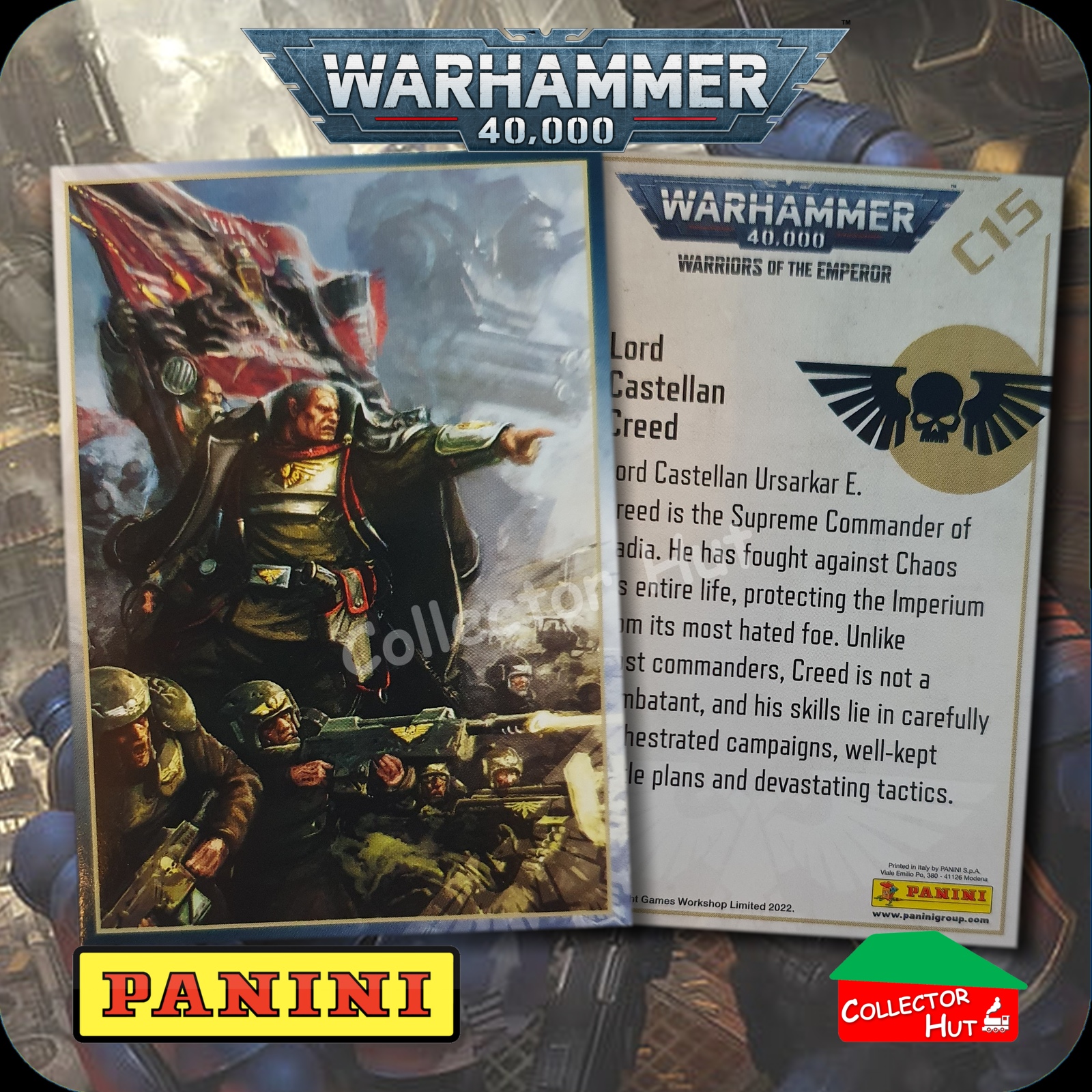 PANINI Warhammer 40,000 40k Warriors of the Emperor Trading Cards You Choose