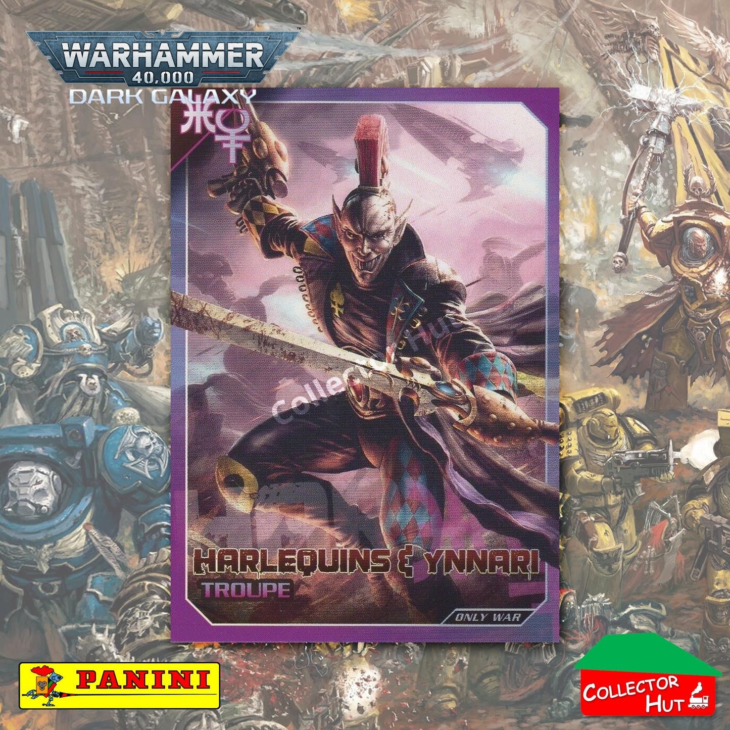 PANINI Warhammer 40,000 Dark Galaxy Only War Base Trading Cards #1-225