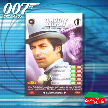 James Bond 007 Commander Spy Cards BASE COMMON YOU CHOOSE