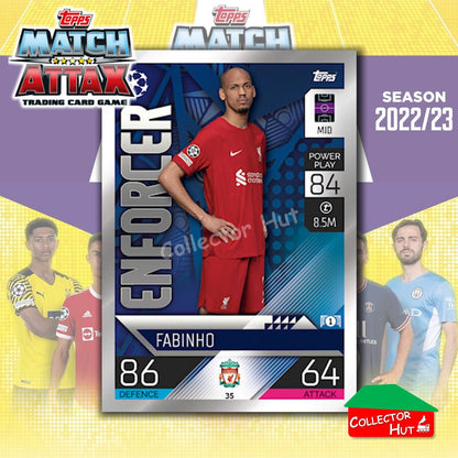 Topps Match Attax Europa Champions League 2022/23 TCG Trading Cards Base 1-189