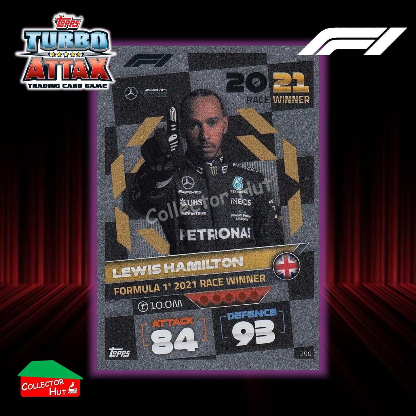 Topps Turbo Attax Formula 1 F1 2022 Limited Edition, 100 Club & Foil Cards
