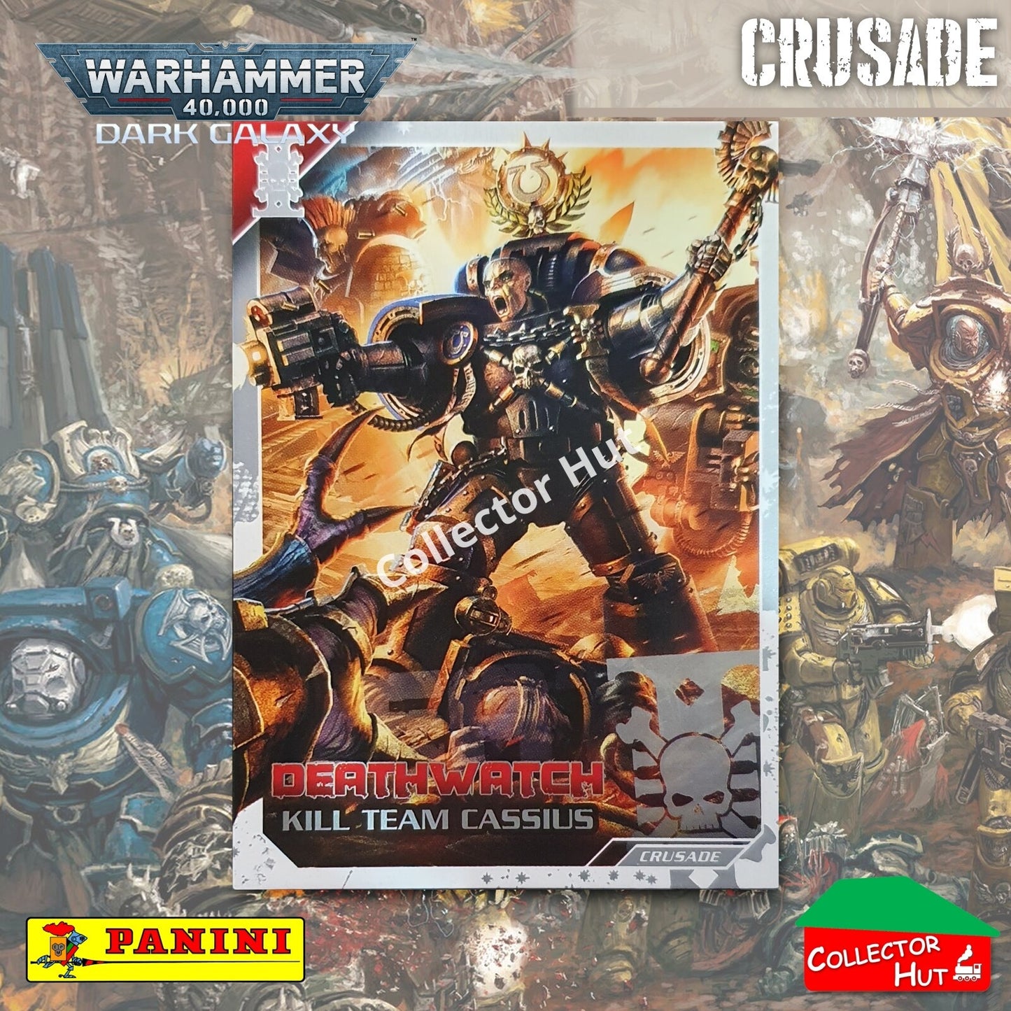 PANINI Warhammer 40,000 Dark Galaxy Parallel Trading Card Crusade Vanguard Purge