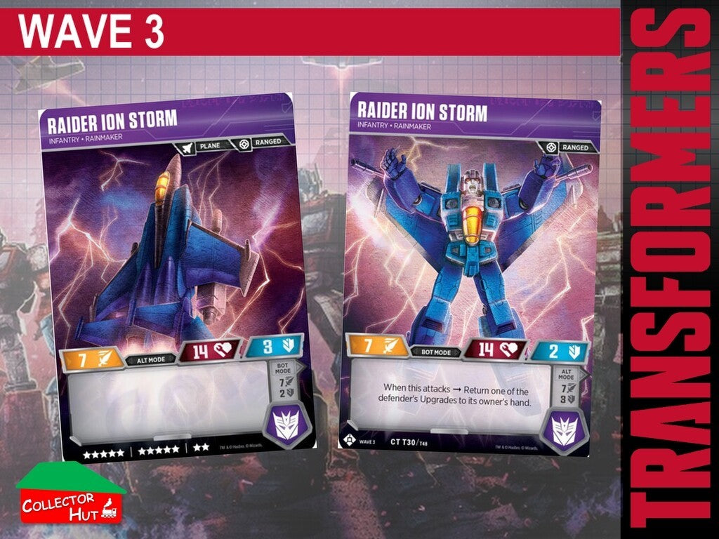 Transformers TCG CHARACTER Trading Cards All Waves