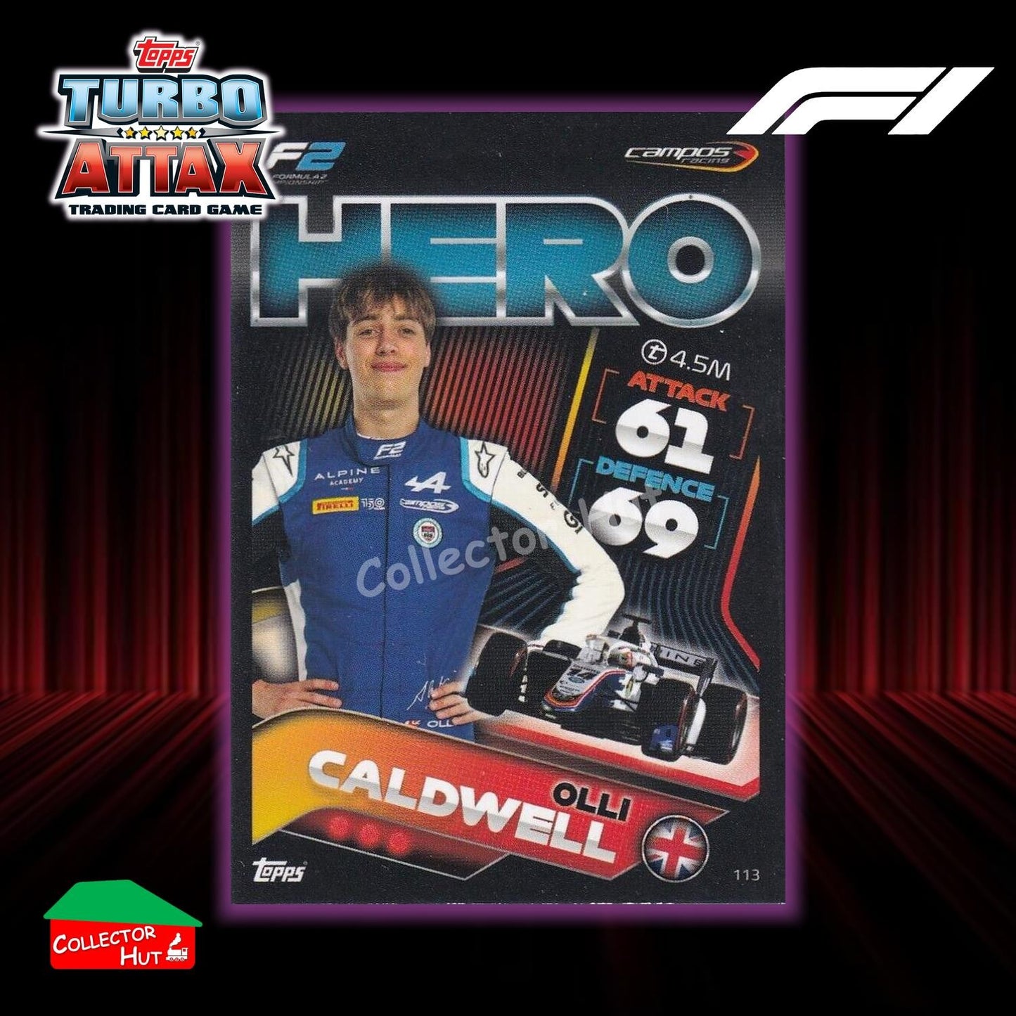 Topps Turbo Attax Formula 1 F1 2022 #1-131 Base Cards YOU CHOOSE