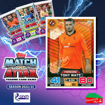 TOPPS MATCH ATTAX SPFL 2022/23 #1-162 Choose Your Card