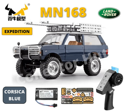 MN168 RC Rock Crawler 1:12 Scale Premium Land Rover 1970 Design Upgradable Boxed