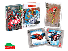 Waddingtons Novelty Playing Cards DC Marvel