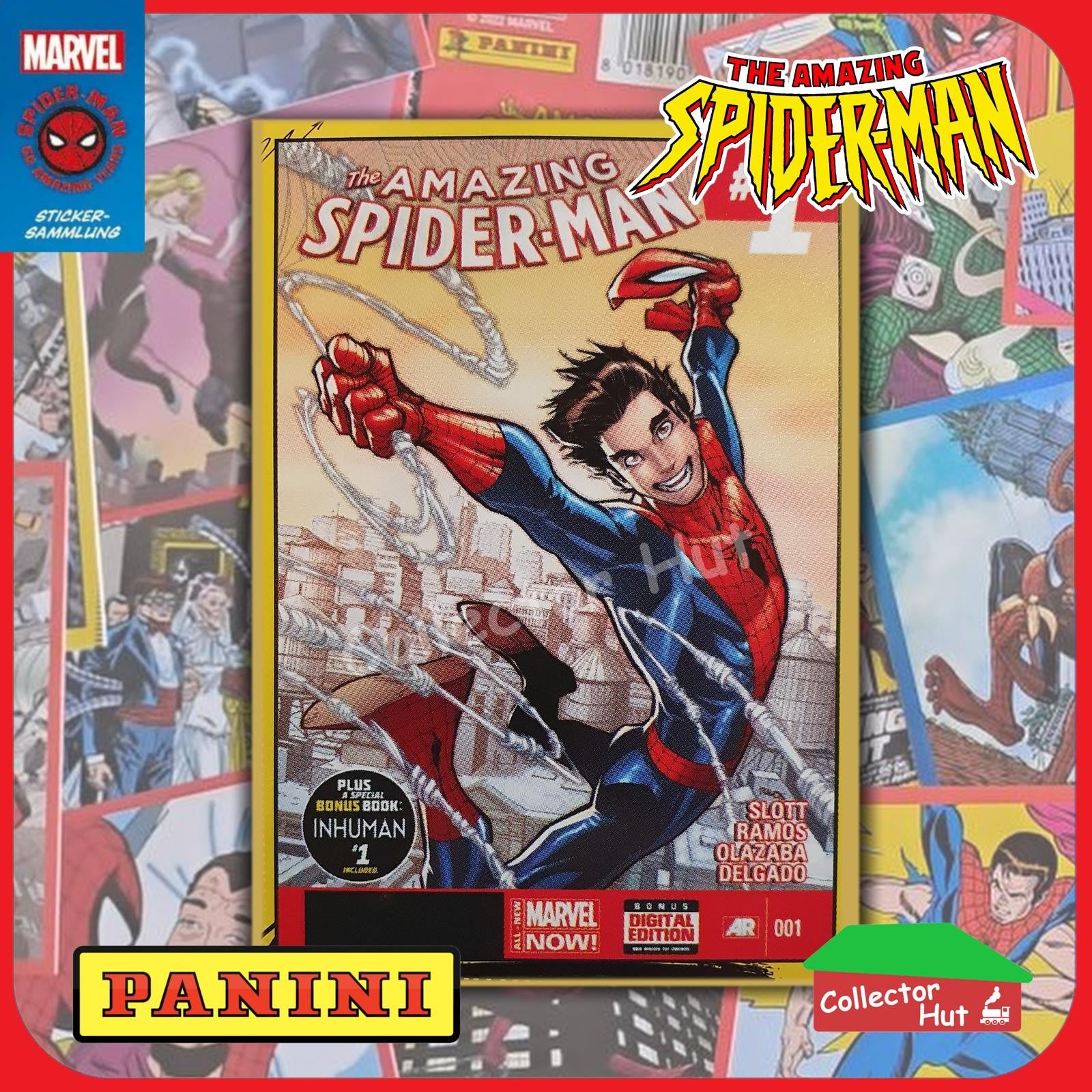 Panini The Amazing Spider-Man 60th Anniversary Trading Cards Singles 1-60