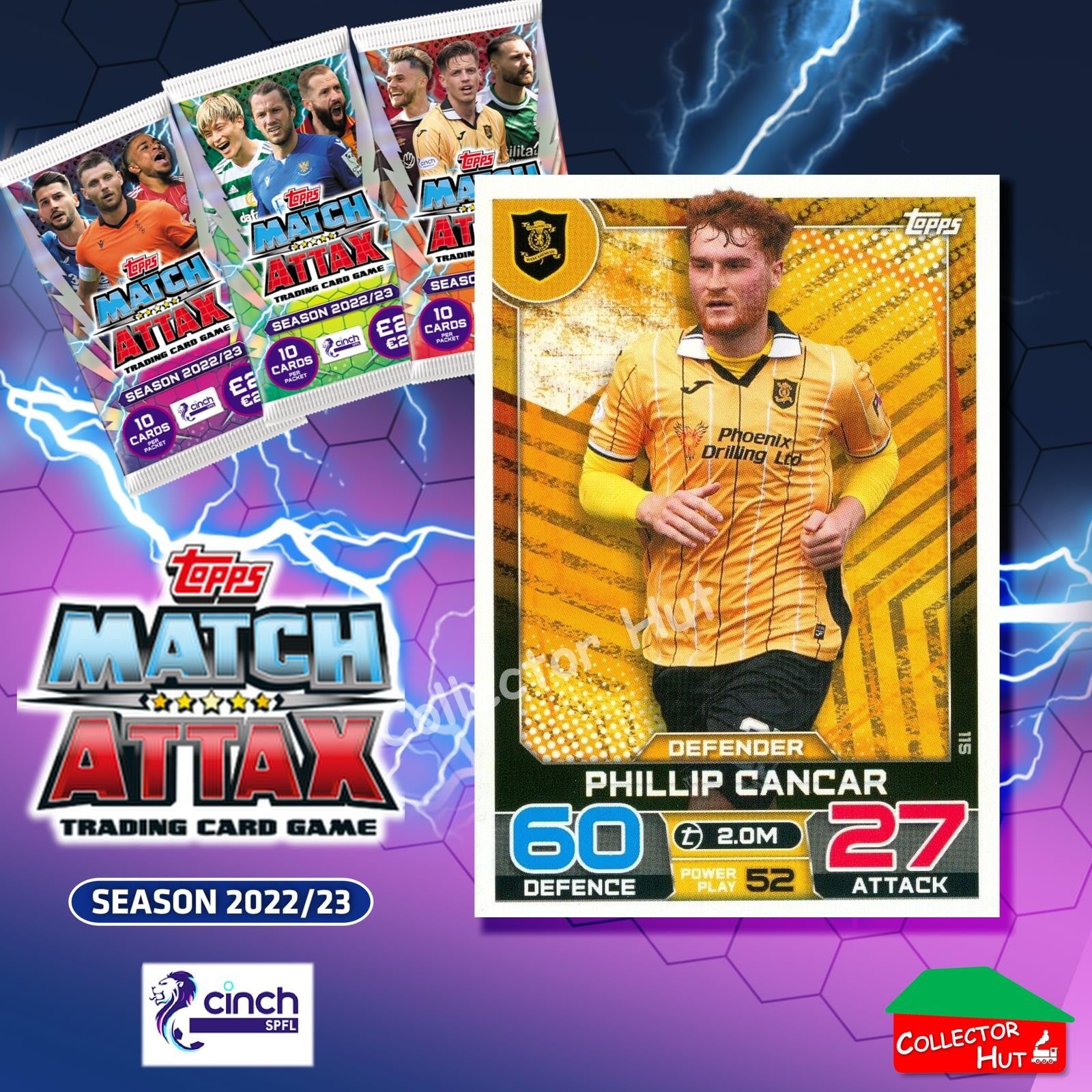 TOPPS MATCH ATTAX SPFL 2022/23 #1-162 Choose Your Card