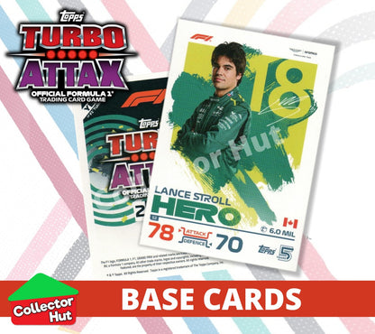 Topps Turbo Attax Formula 1 F1 2024 #1-166 Base Cards YOU CHOOSE