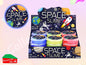 Creative Play Slime Pots for Kids Sensory Activity Toy Assorted Colours