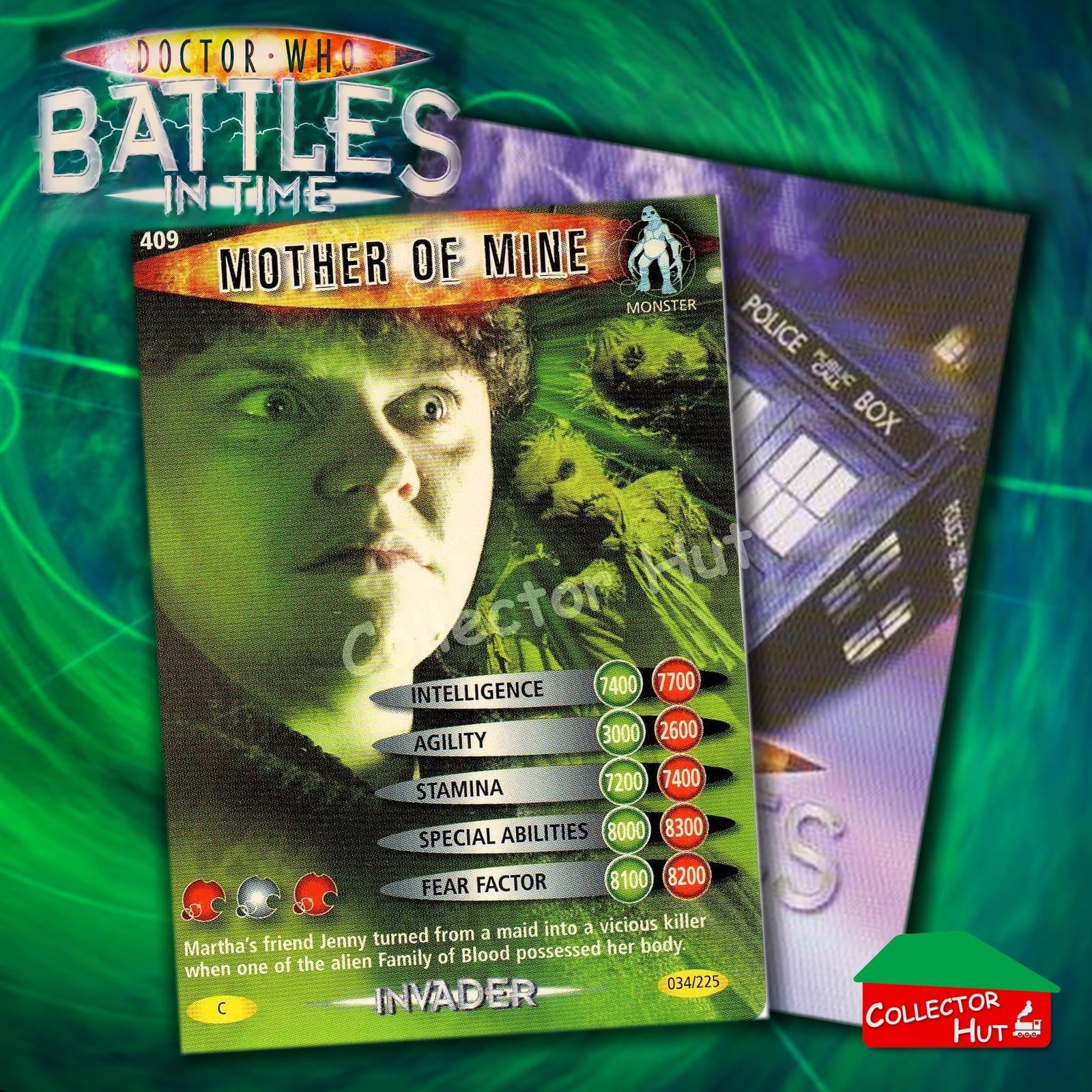 DOCTOR WHO Battles in Time #376-600 INVADER RARE & COMMON CARDS YOU CHOOSE