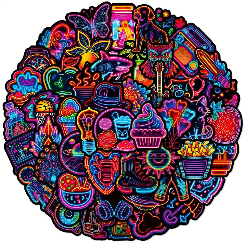 Awesome Stickers Novelty Anime Cartoon Animals Artistic 100's to Choose From