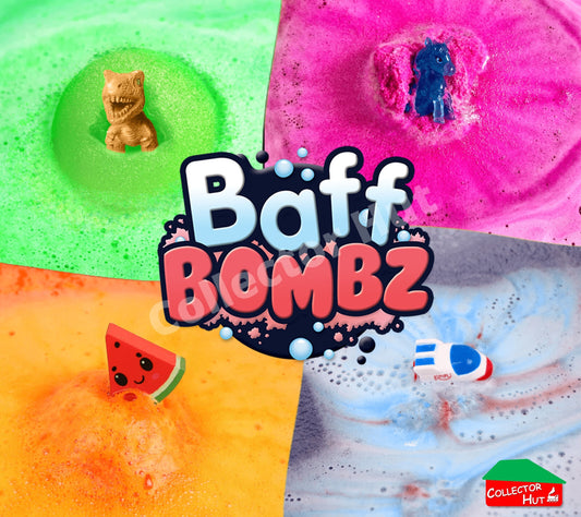 Baff Bombz Surprise Figures 100g Pack Children's Bath Bomb Toy Unicorn Dinosaurs