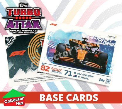 Topps Turbo Attax Formula 1 F1 2024 #1-166 Base Cards YOU CHOOSE