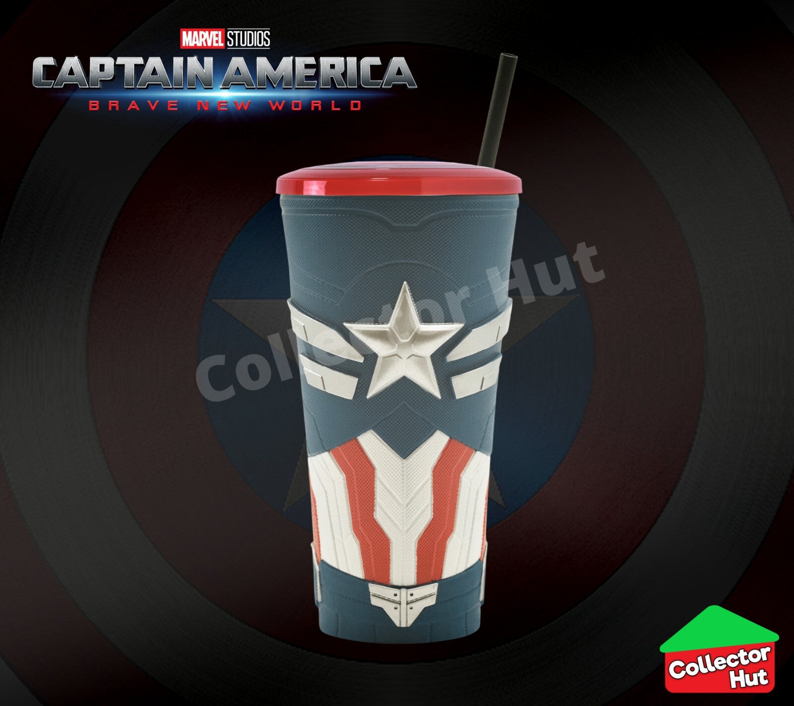Captain America Brave New World Movie Marvel Merchandise Cinema Popcorn Bucket