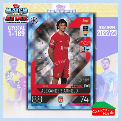 Topps Match Attax Europa Champions League 2022/23 Crystal Parallel Cards 1-189