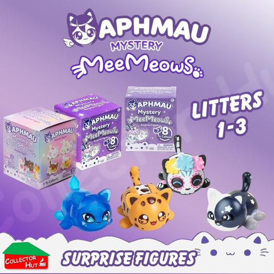 Aphmau MeeMeows Mystery Figures Litters 1, 2 & 3 Blind Boxes (Identified)