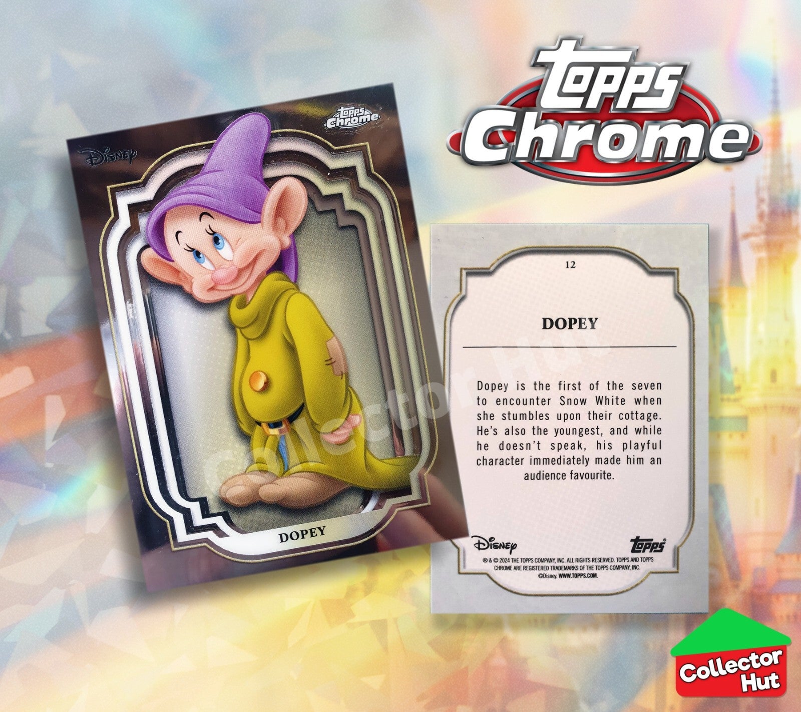 Disney Topps Chrome 2024 Base Cards 1-200 Pick Singles to Complete Your Set