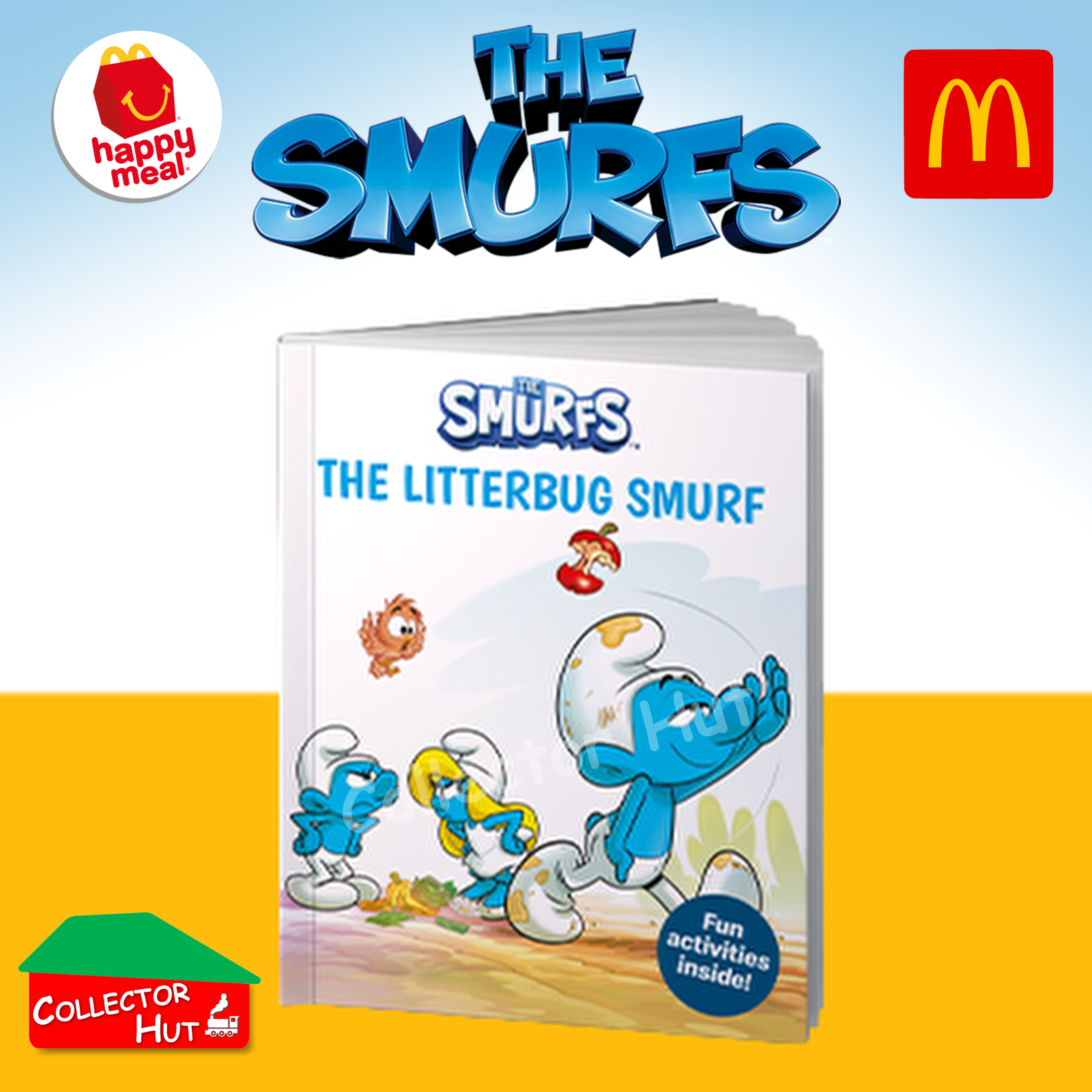 McDonald's Happy Meal Toys The Smurfs Plush Toys (2022)